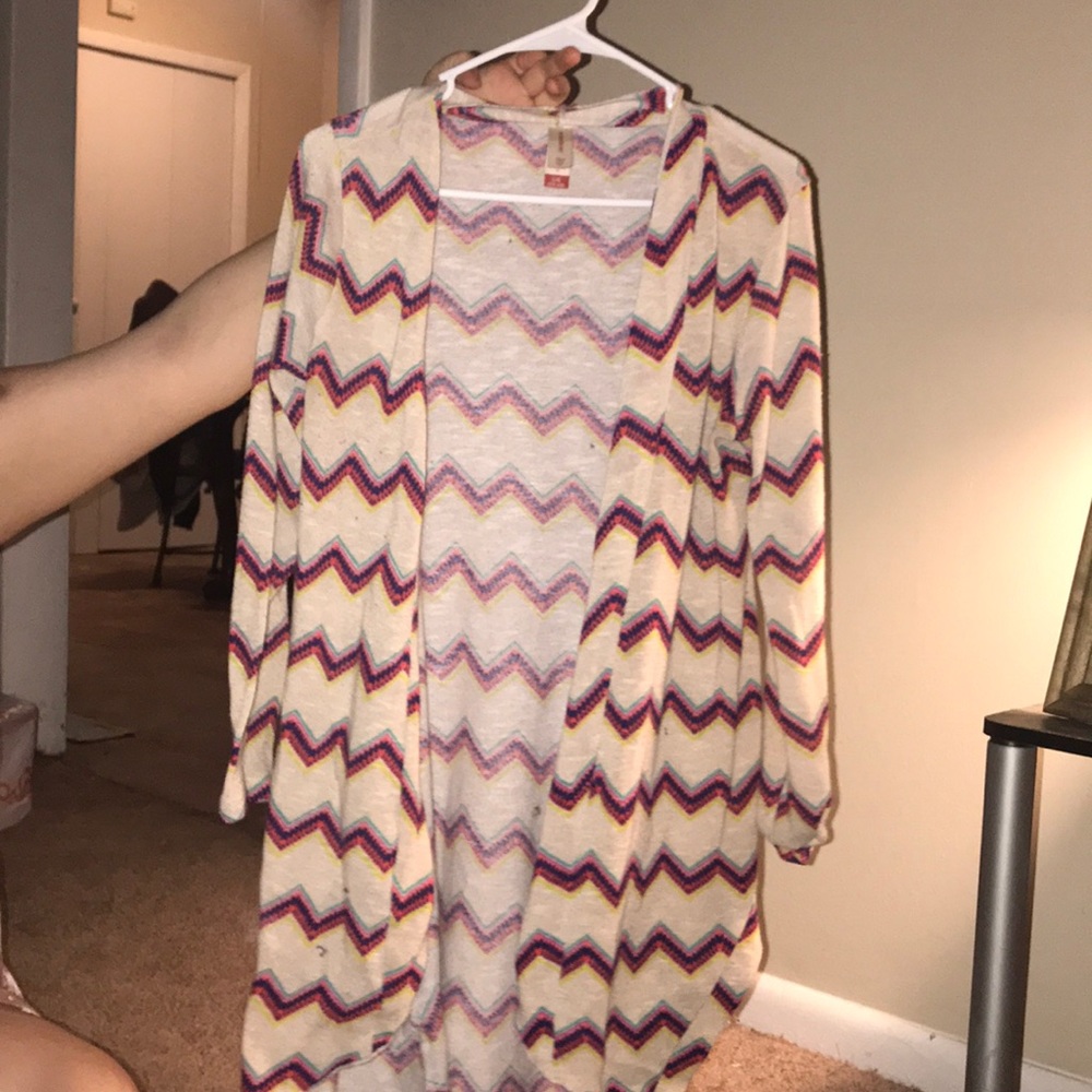 Chevron Cardigan